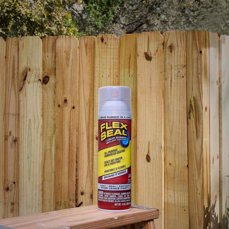Flex Seal Family of Products Flex Seal Clear Rubber Spray Sealant 14 oz, Pack of 6