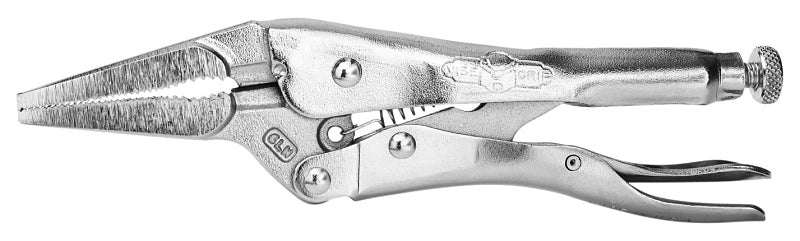 Irwin Original 1402L3 Locking Pliers with Wire Cutter, 6 in OAL, 2 in Jaw Opening, Plain Grip Handle, 5/32 in W Jaw