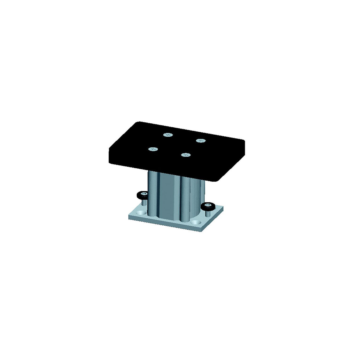 Cannon 1904031 Fixed Base Downrigger Pedestal, 6" H