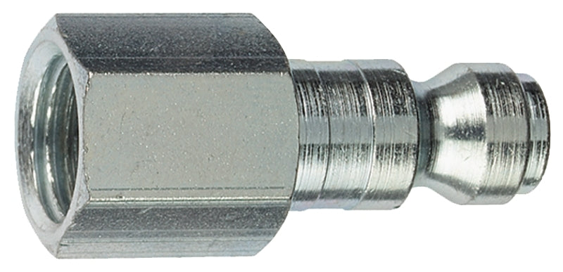 Tru-Flate 12-135 Plug, T-Style, 1/4 in, FNPT, Steel