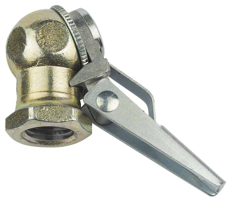 Tru-Flate 17-353 Air Line Chuck with Clip, 1/4 in, FNPT, Steel