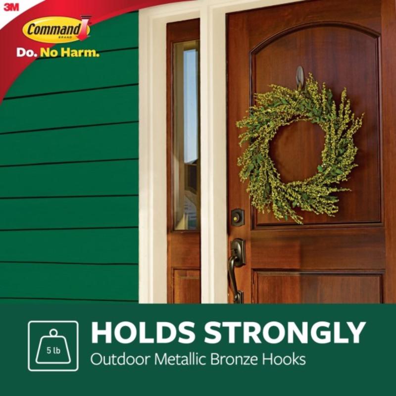 3M Command Large Plastic Hook 4.125 in. L 1 pk