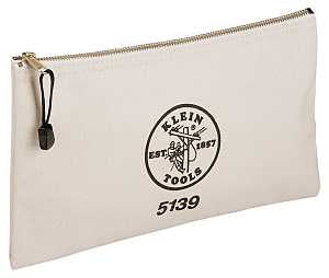 Klein Tools 5139 Tool Bag, 12-1/2 in W, 0.7 in D, 7 in H, Cordura Ballistic Nylon, Natural