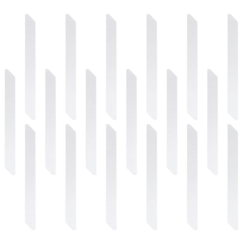 Duck White Shower and Bath Treads Polyurethane 1/32 in. H X 8 3/4 in. L