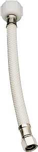 Plumb Pak EZ Series PP23872 Toilet Supply Tube, 20 in L, 3/8 in Inlet, Compression Inlet, 7/8 in Outlet, Ballcock Outlet