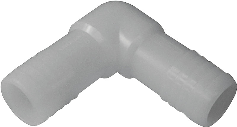 Boshart UNE-10 Pipe Elbow, 1 in, Insert, 90 deg Angle, Nylon