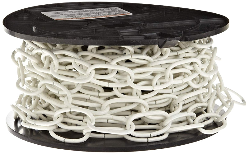 Campbell 072-2004N Decorator Chain, #10, 40 ft L, 35 lb Working Load, Metal, Poly-Coated