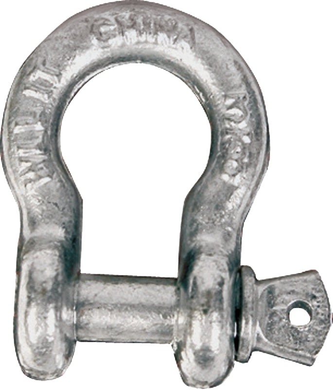 Koch 081443/MC651G Anchor Shackle, 5/8 in Trade, 3.25 ton Working Load, Steel, Galvanized