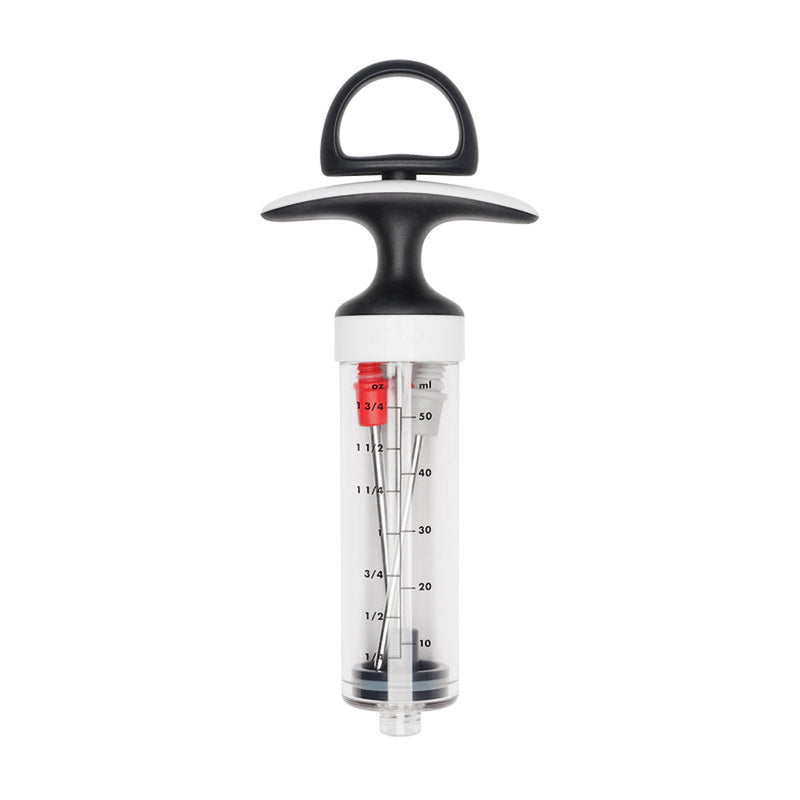 OXO Good Grips Black/Clear Plastic/Stainless Steel Flavor injector 2 oz, Pack of 6