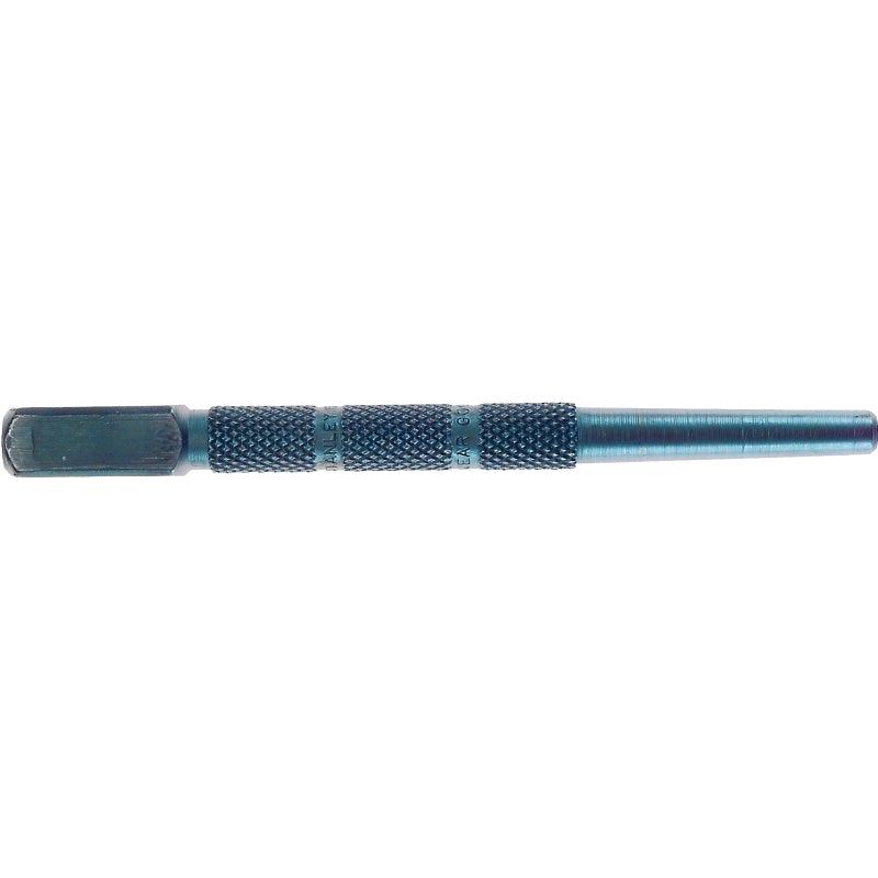 STANLEY 58-111 Nail Set, 1/32 in Tip, 4 in L, Steel