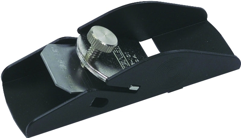 STANLEY 12-101 Small Trimming Plane, 1 in W Blade, Cast Iron Body, Black