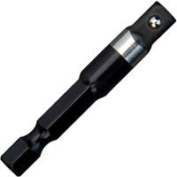 Milwaukee 48-32-5030 Socket Adapter, 1/4 in Drive, Hex, Square Drive, 2 in L, Steel