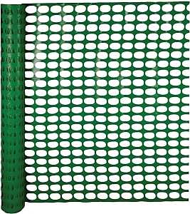 Mutual Industries 14973-38-48 Snow Fence, 100 ft L, 1-3/4 x 2-1/2 in Mesh, Polyethylene, Green