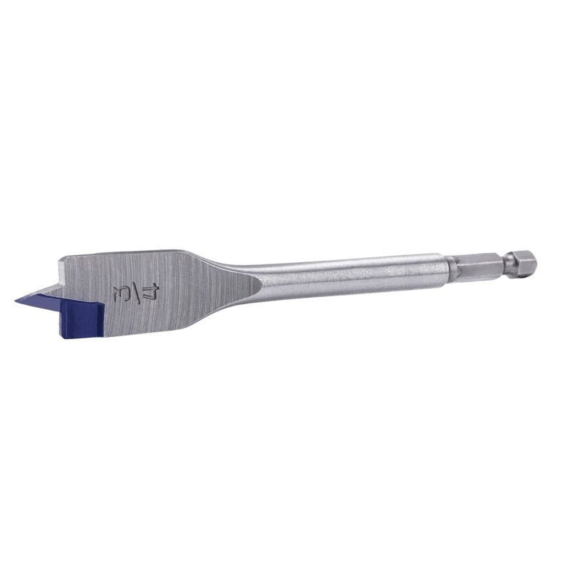 Irwin SPEEDBOR 88812 Spade Drill Bit, 3/4 in Dia, 6 in OAL, Standard Length, Flat Flute, 1/4 in Dia Shank, Hex Shank