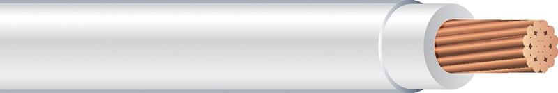 Southwire 22974036 Series Building Wire, White Sheath, 10 AWG Wire, 50 ft L, Copper Conductor, PVC Insulation