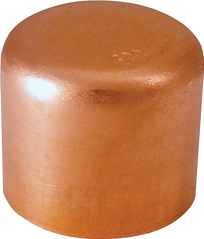 Nibco W01830C Pipe Cap, 1/4 in, Sweat, Copper