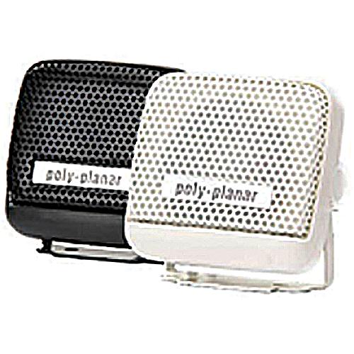 Poly-Planar MB21B Waterproof VHF Extension Speakers Surface Mount 8W 2-15/16" x 2-3/4", Black