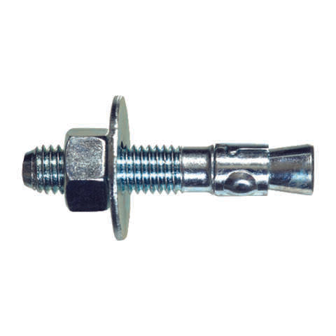 HILLMAN 3/4 in. D X 4-3/4 in. L Steel Round Head Wedge Anchor 10 pk