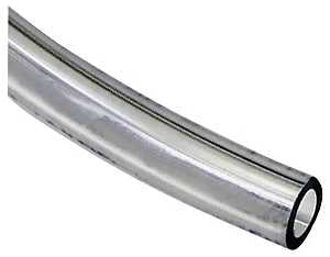 Abbott Rubber T10 Series T10005010 Tubing, 5/8 in OD, 1/2 in ID, Clear, 100 ft L