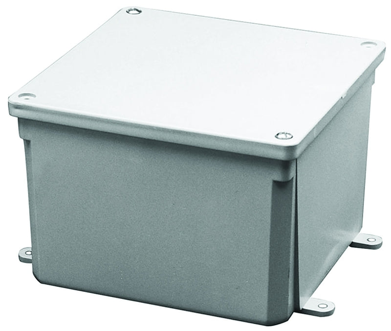 BOX JUNCTION PVC DIR BRL 6X6X4