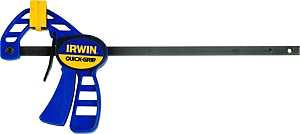 Irwin 1964746 Bar Clamp, 4-1/4 in Max Opening Size, 1-3/16 in D Throat, Plastic Resin/Steel Body