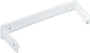 Decko 48310 Paper Towel Holder, Steel, White, Chrome-Plated, Wall