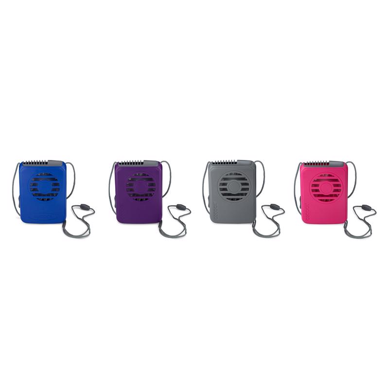 O2Cool Deluxe Necklace 6.69 in. H X 2.5 in. D 1 speed Personal Fan, Pack of 12