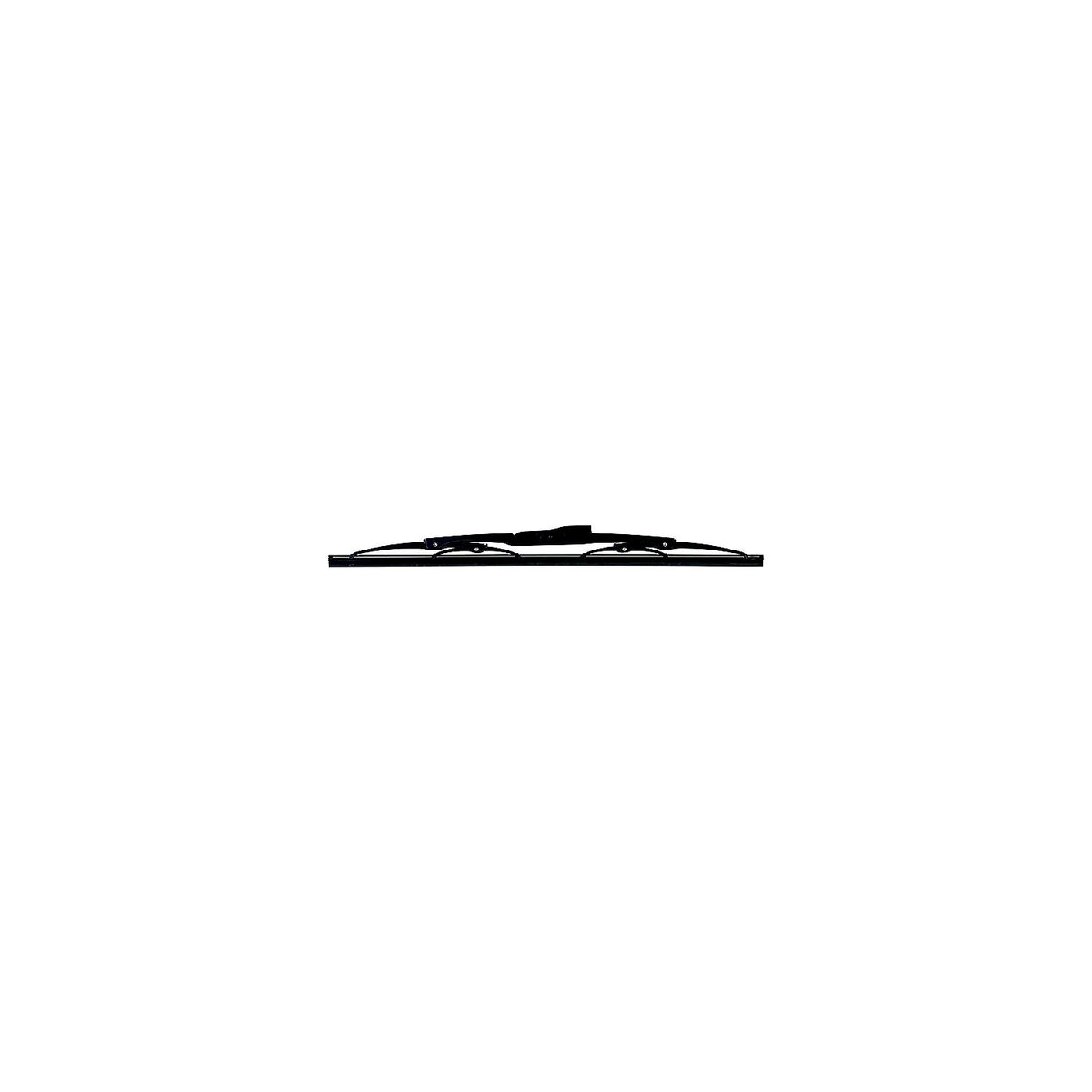 Marinco 34024B Deluxe Stainless Steel Wiper Blades w/Black Finish, 24"