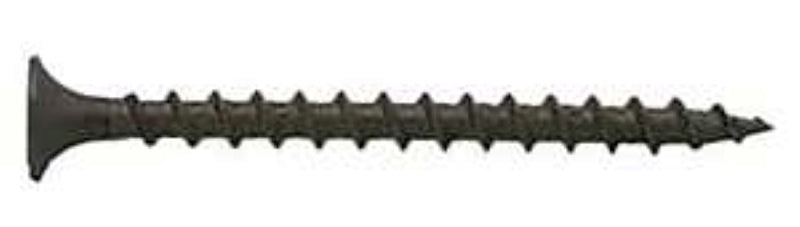 Orgill Bulk Nails 93430 Screw, #8 Thread, 3 in L, Twin Fast Thread, Bugle Head, Phillips Drive, Sharp Point, Phosphate