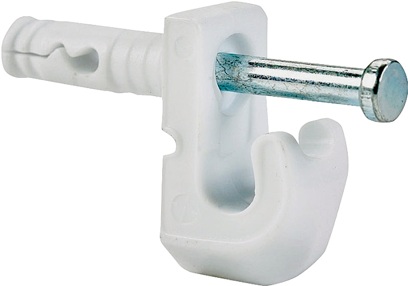 ClosetMaid 661000 Wall Clip, Resin, White