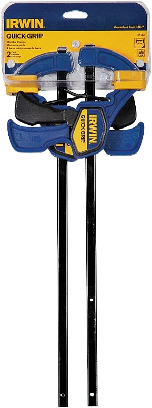 Irwin QUICK-GRIP 1964745/54122 Bar Clamp, 150 lb, 12 in Max Opening Size, 2-7/16 in D Throat