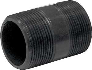 Lasco 215025BC Pipe Nipple, 2-1/2 in L, 1-1/2 in, PVC, SCH 80 Schedule