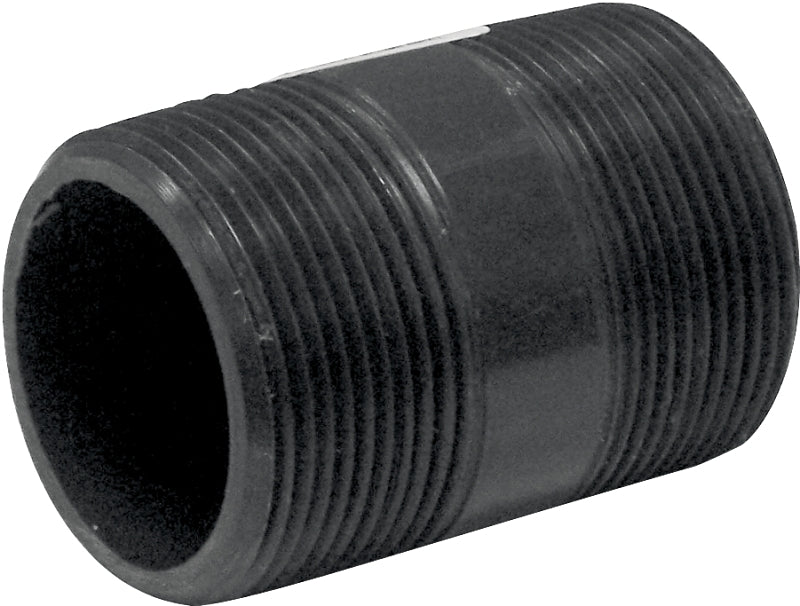 Lasco 215025BC Pipe Nipple, 2-1/2 in L, 1-1/2 in, PVC, SCH 80 Schedule