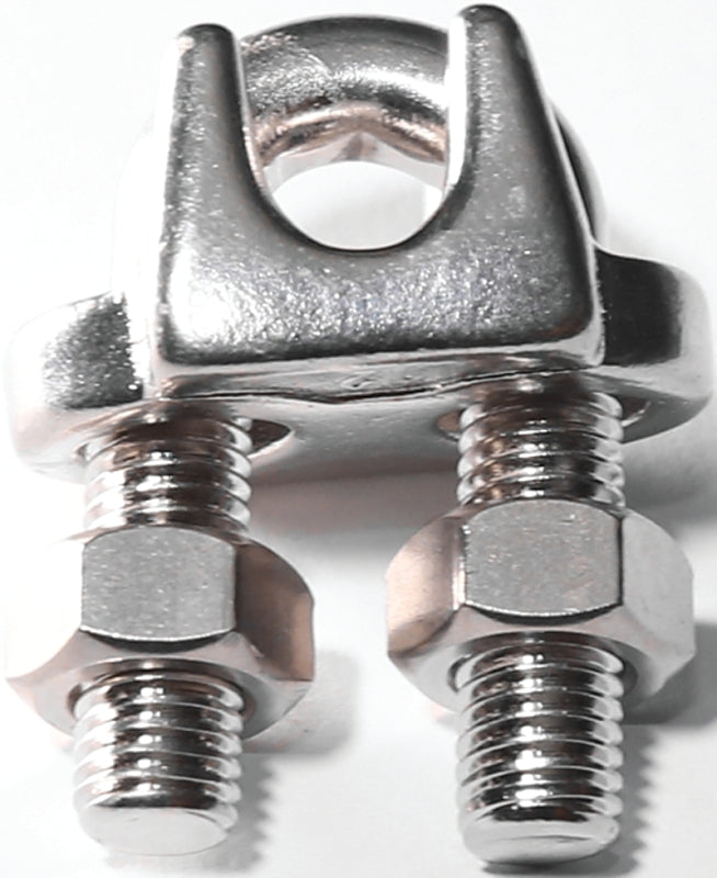 Baron 260S-5/16 Wire Rope Clip, 5/16 in Dia Wire Rope, Stainless Steel