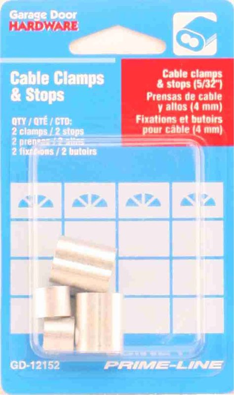 Prime-Line GD 12152 Cable Ferrule and Stop, 5/32 in Dia Dimensions, Aluminum