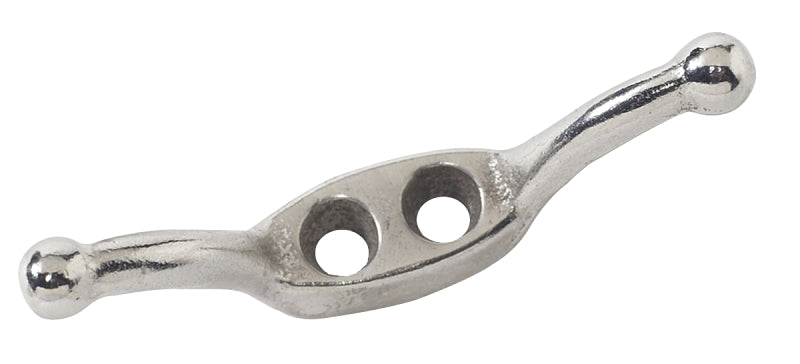Baron 4015-2 1/2 Line Cleat, Metal, Nickel-Plated
