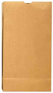 Duro Bag Dubl Life 18416 SOS Bag, #16, 7-3/4 in L, 4-13/16 in W, 16 in H, Kraft Paper, Brown