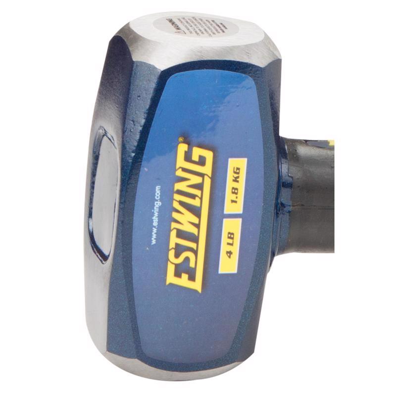 Estwing 4 lb Steel Straight Club Hammer 12 in. Steel Handle