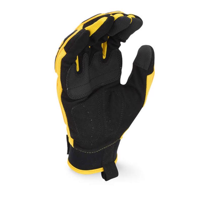 DeWalt Unisex Indoor/Outdoor Mechanic Mechanic's Glove Black/Yellow M 1 pair