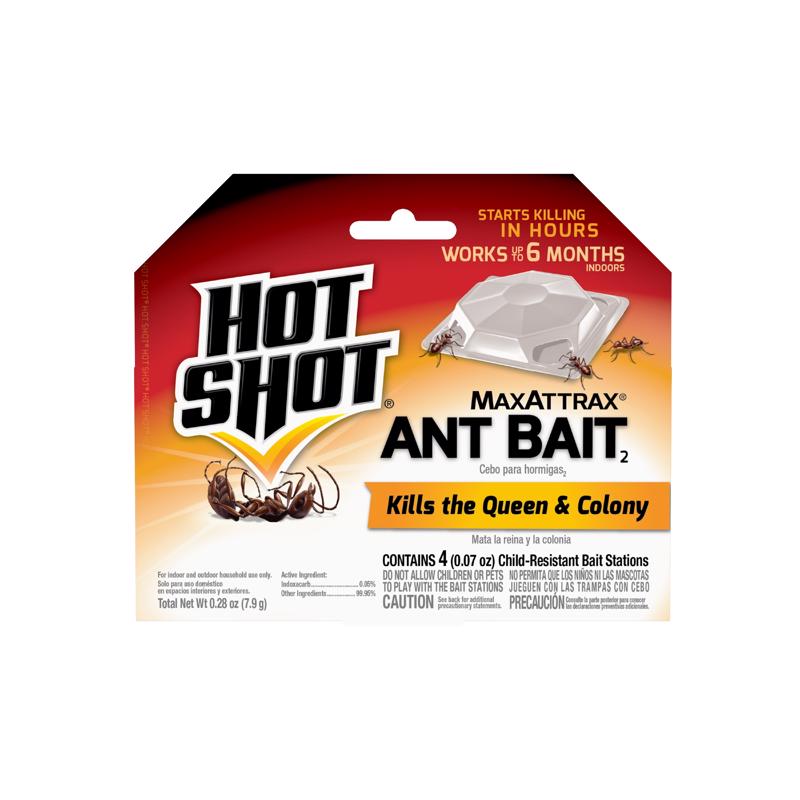 Hot Shot MaxAttrax Ant Bait 4 pk, Pack of 12