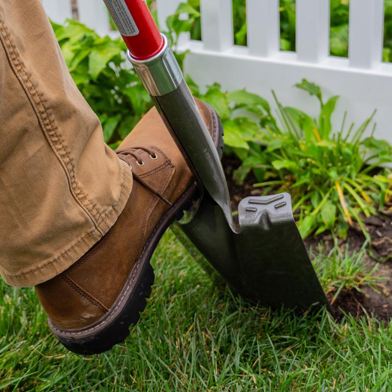 Ace 41.5 in. Steel Square Garden Spade Fiberglass Handle