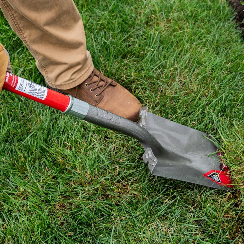 Ace 41.5 in. Steel Square Garden Spade Fiberglass Handle