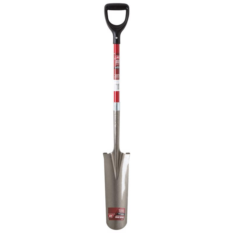 Ace 45.75 in. Steel Round Drain Spade Fiberglass Handle