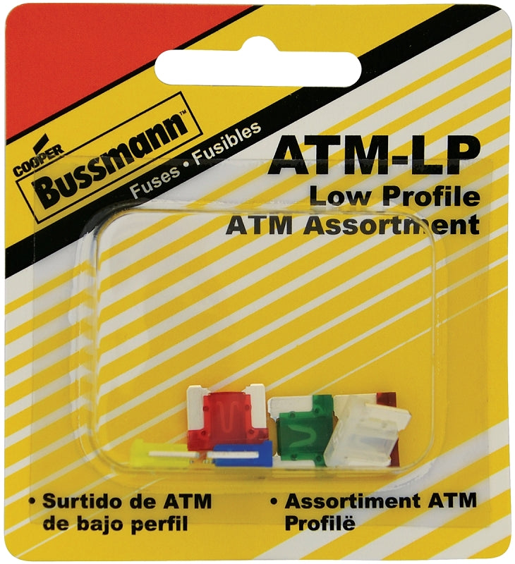 Bussmann BP/ATM-A6LP-RP Fuse Assortment Kit, Fast-Acting Fuse, ATM, 32 VDC, 7.5 to 30 A, 1 kA Interrupt