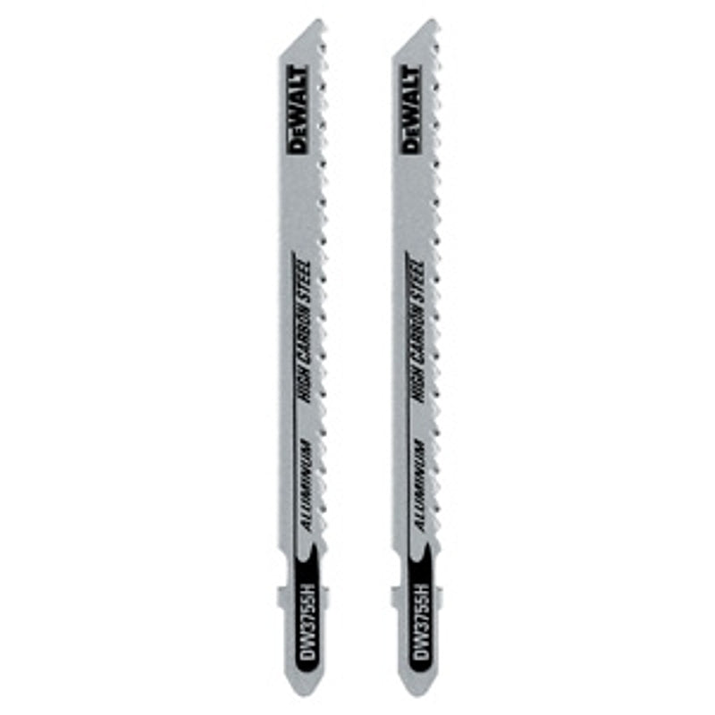 DeWALT DW3755H2 Jig Saw Blade, 1/4 in W, 4 in L, 8 TPI