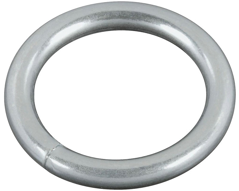 National Hardware 3155BC Series N223-123 Welded Ring, 195 lb Working Load, 1 in ID Dia Ring, #7 Chain, 3/16 in Wire