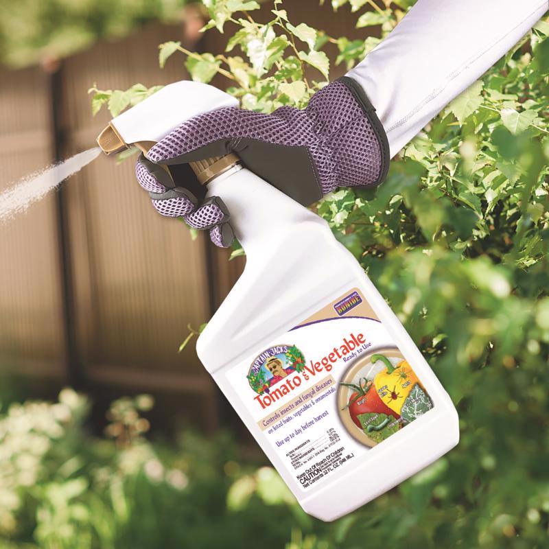 Bonide Tomato & Vegetable 3 in 1 Organic 3 in 1 Garden Insect Spray Liquid 32 oz