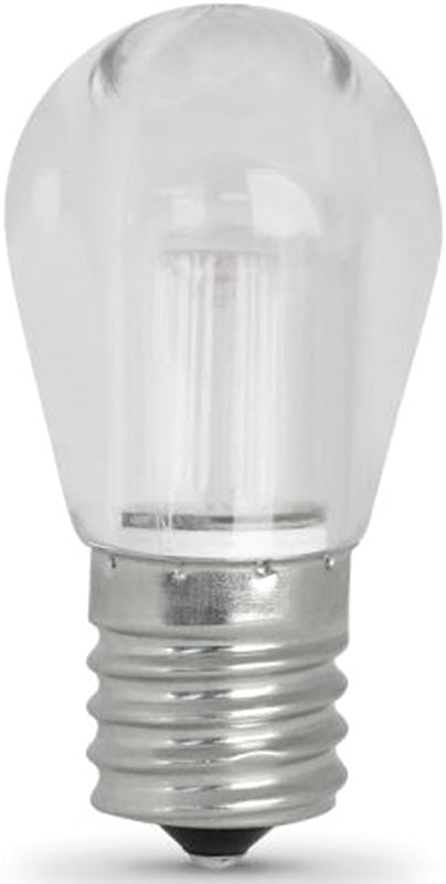 Feit Electric BP40S11N/SU/LED LED Bulb, Decorative, S11 Lamp, 40 W Equivalent, E17 Lamp Base, Non-Dimmable, Warm White