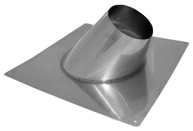 AmeriVent 7RF Roof Vent Flashing, 20 in OAL, 17-7/8 in OAW, 7 in Pipe, Steel