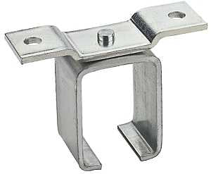 National Hardware N104-497 Box Rail Bracket, Galvanized Steel, For: #5114 or #5116 Box Rail, Pack of 2
